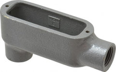Hubbell Killark - Form 35, LB Body, 1/2" Trade, IMC, Rigid Malleable Iron Conduit Body - Oval, 4-17/32" OAL, 4 cc Capacity, Hazardous & Wet Locations - Exact Tooling