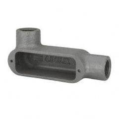 Hubbell Killark - Form 35, LL Body, 1/2" Trade, IMC, Rigid Malleable Iron Conduit Body - Oval, 4-5/8" OAL, 4 cc Capacity, Hazardous & Wet Locations - Exact Tooling