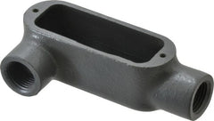 Hubbell Killark - Form 35, LR Body, 1/2" Trade, IMC, Rigid Malleable Iron Conduit Body - Oval, 4-5/8" OAL, 4 cc Capacity, Hazardous & Wet Locations - Exact Tooling