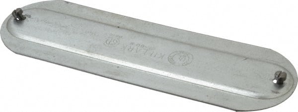 Hubbell Killark - 2" Trade, Steel Conduit Body Cover Plate - Use with Form 35 Conduit Bodies, Form 85 Conduit Bodies - Exact Tooling