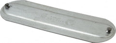 Hubbell Killark - 2" Trade, Steel Conduit Body Cover Plate - Use with Form 35 Conduit Bodies, Form 85 Conduit Bodies - Exact Tooling