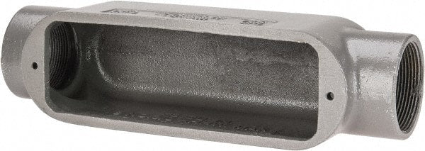 Hubbell Killark - Form 35, C Body, 2" Trade, IMC, Rigid Malleable Iron Conduit Body - Oval, 11-7/8" OAL, 70 cc Capacity, Hazardous & Wet Locations - Exact Tooling