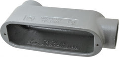 Hubbell Killark - Form 35, LB Body, 2" Trade, IMC, Rigid Malleable Iron Conduit Body - Oval, 10 & 10-3/4" OAL, 70 cc Capacity, Hazardous & Wet Locations - Exact Tooling