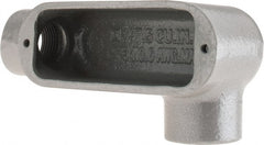 Hubbell Killark - Form 35, LL Body, 3/4" Trade, IMC, Rigid Malleable Iron Conduit Body - Oval, 5-3/8" OAL, 7 cc Capacity, Hazardous & Wet Locations - Exact Tooling