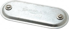 Hubbell Killark - 1-1/2" Trade, Steel Conduit Body Cover Plate - Use with Form 7 Conduit Bodies - Exact Tooling