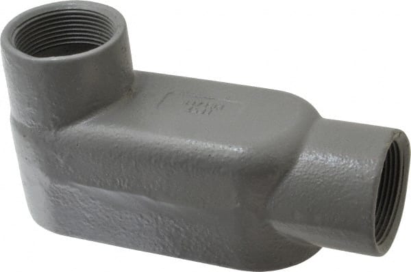 Hubbell Killark - Form 7, LB Body, 1-1/2" Trade, IMC, Rigid Iron Conduit Body - Oval, 7-1/4" OAL, 26 cc Capacity, Gray, Hazardous & Wet Locations - Exact Tooling