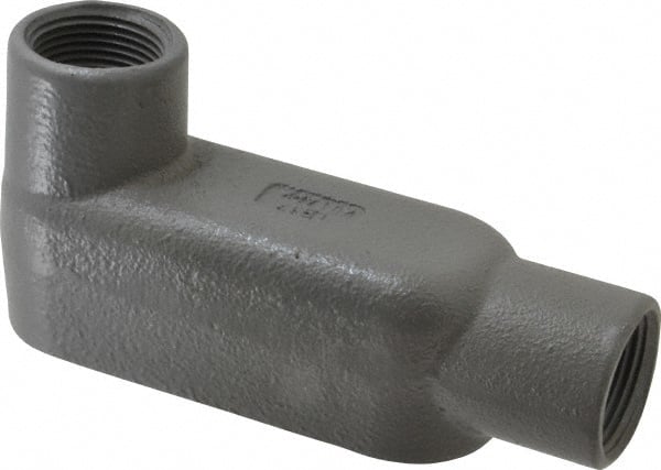 Hubbell Killark - Form 7, LB Body, 1" Trade, IMC, Rigid Iron Conduit Body - Oval, 6-5/16" OAL, 11 cc Capacity, Gray, Hazardous & Wet Locations - Exact Tooling