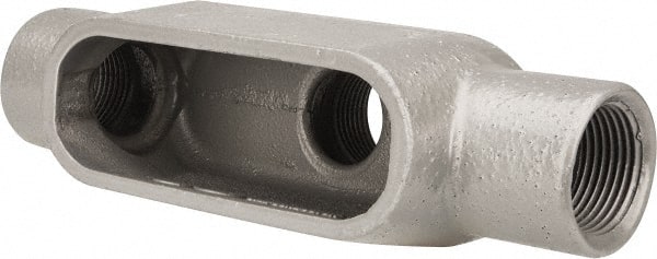 Hubbell Killark - Form 7, TB Body, 1" Trade, IMC, Rigid Iron Conduit Body - Oval, 7-5/8" OAL, 15-1/2 cc Capacity, Gray, Hazardous & Wet Locations - Exact Tooling