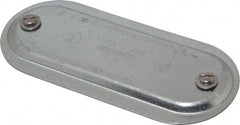 Hubbell Killark - 2" Trade, Steel Conduit Body Cover Plate - Use with Form 7 Conduit Bodies - Exact Tooling
