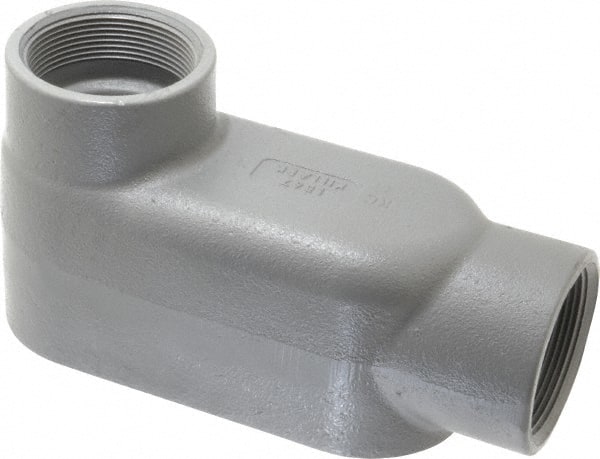 Hubbell Killark - Form 7, LB Body, 2" Trade, IMC, Rigid Iron Conduit Body - Oval, 8-1/4" OAL, 48 cc Capacity, Gray, Hazardous & Wet Locations - Exact Tooling