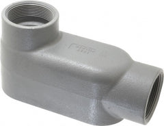 Hubbell Killark - Form 7, LB Body, 2" Trade, IMC, Rigid Iron Conduit Body - Oval, 8-1/4" OAL, 48 cc Capacity, Gray, Hazardous & Wet Locations - Exact Tooling