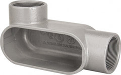 Hubbell Killark - Form 7, LL Body, 2" Trade, IMC, Rigid Iron Conduit Body - Oval, 8-1/4" OAL, 48 cc Capacity, Gray, Hazardous & Wet Locations - Exact Tooling