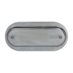 Hubbell Killark - 3-1/2" & 4" Trade, Steel Conduit Body Cover Plate - Use with Form 7 Conduit Bodies - Exact Tooling