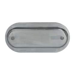 Hubbell Killark - 3-1/2" & 4" Trade, Steel Conduit Body Cover Plate - Use with Form 7 Conduit Bodies - Exact Tooling