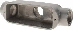 Hubbell Killark - Form 85, TB Body, 1-1/4" Trade, IMC, Rigid Aluminum Conduit Body - Oval, 9-3/16" OAL, 32 cc Capacity, Hazardous & Wet Locations - Exact Tooling