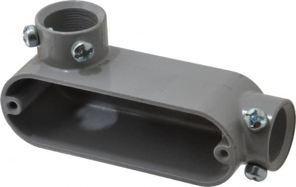 Hubbell Killark - LL Body, 3/4" Trade, EMT Aluminum Conduit Body - Oval, 5-1/8" OAL, Dry Locations - Exact Tooling