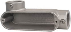 Hubbell Killark - LL Body, 1" Trade, EMT Aluminum Conduit Body - Oval, 5-15/16" OAL, Dry Locations - Exact Tooling
