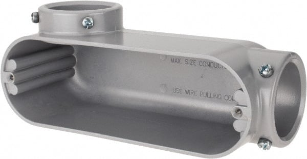 Hubbell Killark - LL Body, 2" Trade, EMT Aluminum Conduit Body - Oval, 9-7/32" OAL, Dry Locations - Exact Tooling