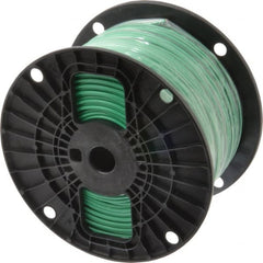 Southwire - THHN/THWN, 14 AWG, 15 Amp, 500' Long, Solid Core, 1 Strand Building Wire - Green, Thermoplastic Insulation - Exact Tooling