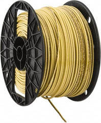 Southwire - THHN/THWN, 14 AWG, 15 Amp, 500' Long, Solid Core, 1 Strand Building Wire - Yellow, Thermoplastic Insulation - Exact Tooling