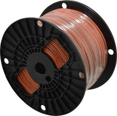 Southwire - THHN/THWN, 14 AWG, 15 Amp, 500' Long, Solid Core, 1 Strand Building Wire - Orange, Thermoplastic Insulation - Exact Tooling