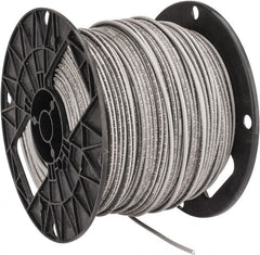 Southwire - THHN/THWN, 12 AWG, 20 Amp, 500' Long, Solid Core, 1 Strand Building Wire - Gray, Thermoplastic Insulation - Exact Tooling
