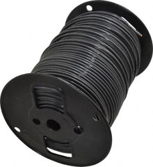Southwire - THHN/THWN, 10 AWG, 30 Amp, 500' Long, Solid Core, 1 Strand Building Wire - Black, Thermoplastic Insulation - Exact Tooling