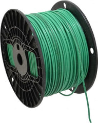 Southwire - THHN/THWN, 14 AWG, 15 Amp, 500' Long, Stranded Core, 19 Strand Building Wire - Green, Thermoplastic Insulation - Exact Tooling