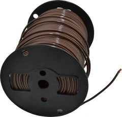 Southwire - THHN/THWN, 10 AWG, 30 Amp, 500' Long, Stranded Core, 19 Strand Building Wire - Brown, Thermoplastic Insulation - Exact Tooling