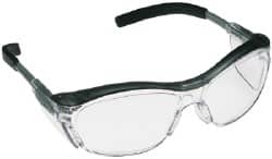 3M - Clear Lenses, Framed Welding Glasses - Anti-Fog, Scratch Resistant, Gray Polycarbonate Frame, Adjustable Temples, Size Universal, Over the Glasses - Exact Tooling