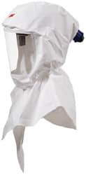 3M - Universal Size, PAPR Compatible Hood - Polypropylene, White, Compatible with GVP, TR-300 & V-Series Air Sources - Exact Tooling