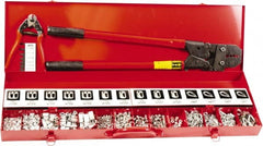 Loos & Co. - Multi-Cavity Hand Swaging Tool - Steel Tubing Handle - Exact Tooling