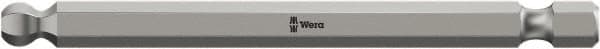 Wera - 4mm Hex Bit - 1/4" Hex Drive, 3-1/2" OAL - Exact Tooling