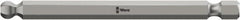 Wera - 4mm Hex Bit - 1/4" Hex Drive, 3-1/2" OAL - Exact Tooling