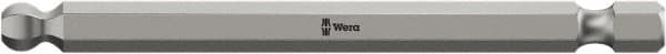 Wera - 5mm Hex Bit - 1/4" Hex Drive, 3-1/2" OAL - Exact Tooling