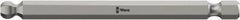 Wera - 5mm Hex Bit - 1/4" Hex Drive, 3-1/2" OAL - Exact Tooling