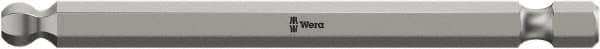 Wera - 6mm Hex Bit - 1/4" Hex Drive, 3-1/2" OAL - Exact Tooling