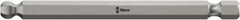 Wera - 6mm Hex Bit - 1/4" Hex Drive, 3-1/2" OAL - Exact Tooling
