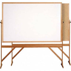 Ghent - Whiteboards & Magnetic Dry Erase Boards Type: Reversible Dry Erase/Corkboard Height (Inch): 71-3/4 - Exact Tooling