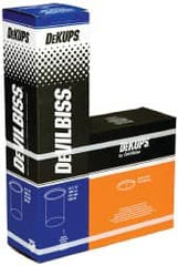 DeVilbiss - Paint Sprayer Cup - Disposable Cups and Lids, 32 Pack, Compatible with Siphon and Gravity Spray Guns - Exact Tooling