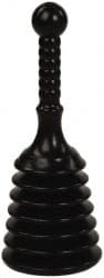 Made in USA - 4-7/8 Inch Cup Diameter, Household and Industrial, Force Cups and Plunger - 7-1/4 Inch Handle Length - Exact Tooling