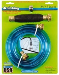 Made in USA - For 1-1/2 to 3 Inch Pipe, 6-3/8 Inch Cable Length, Handheld, Manual and Hand Drain Cleaner - Rubber Drum - Exact Tooling
