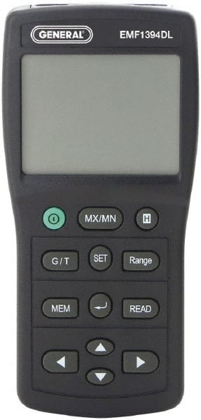 General - 2,000 Hz Max, LCD Display, EMF and ELF Meter - AAA Batteries Power Supply - Exact Tooling