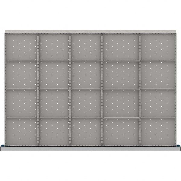 LISTA - 20-Compartment Drawer Divider Layout for 3.15" High Drawers - Exact Tooling