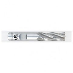 7/8 Dia. x 4-1/8 Overall Length 4-Flute Square End HSS-CO SE End Mill-Round Shank-Center Cutting-Uncoated - Exact Tooling