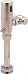 Zurn - 1-1/2" Spud Coupling, 1" Pipe, Closet Automatic Flush Valve - Single Flush, 1.28 Gal per Flush, Chrome Cover, Powered by 4 AA Batteries - Exact Tooling