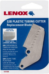 Lenox - Cutter Replacement Blade - Use with Lenox: 12122S2, Cuts PVC, CPVC, Pex, Polyethylene and Rubber Hose - Exact Tooling