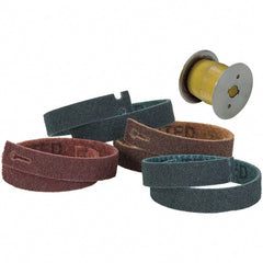 WALTER Surface Technologies - Pneumatic Wheel Abrasive Belt Kit - 25" Long x 1-3/16" Wide, 5/8" Wheel Arbor Hole, For Use with Line-Mate III Drum Sander - Exact Tooling