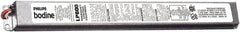 PHILIPS bodine - 1 Lamp, 120-277 Volt, T5, T5HO, T8, 4 Pin Long Compact Fluorescent Emergency Ballast - 0 to 39, 40 to 79 Watt, 600 to 1325 Lumens, 90 min Run Time, 2 Inch Long x 21-1/2Inch Wide x 1-1/4 Inch High - Exact Tooling