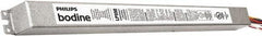 PHILIPS bodine - 1 Lamp, 120-277 Volt, T5, T5HO, T8, 4 Pin Long Compact Fluorescent Emergency Ballast - 0 to 39, 40 to 79 Watt, 390 to 700 Lumens, 90 min Run Time, 2 Inch Long x 18-1/2 Inch Wide x 1-1/4 Inch High - Exact Tooling